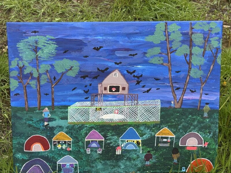Under the Suwannee Sky - Acrylic Painting
