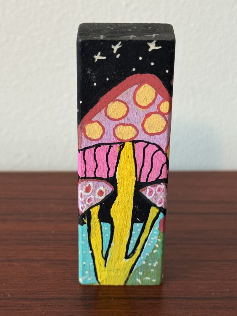 Mushroom Adventure Jenga Art - Image 2