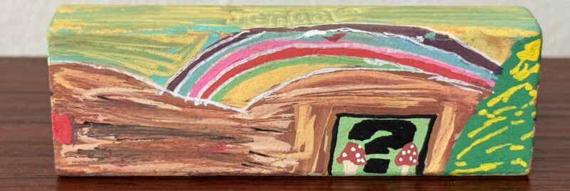 Red Rocks Inspired Jenga Art - Image 4