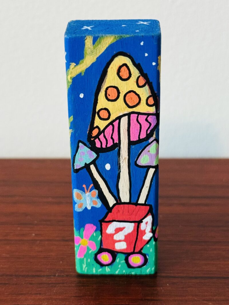 Mushroom Adventure Jenga Art - Image 3