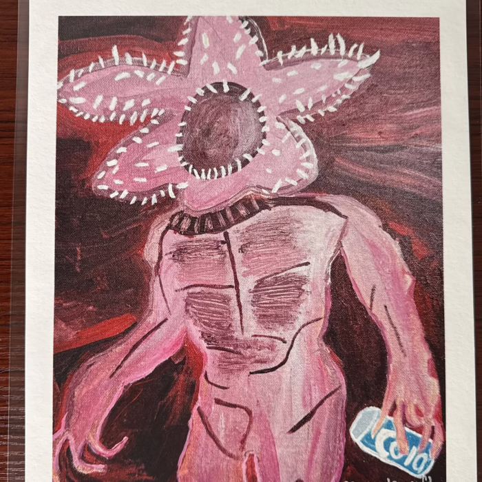 The Pink Demogorgon - Original Print