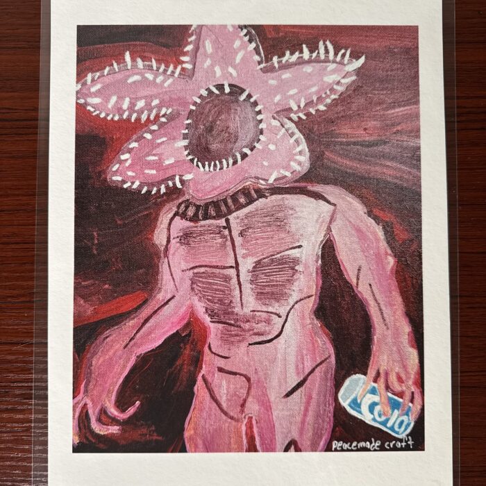 The Pink Demogorgon - Original Print